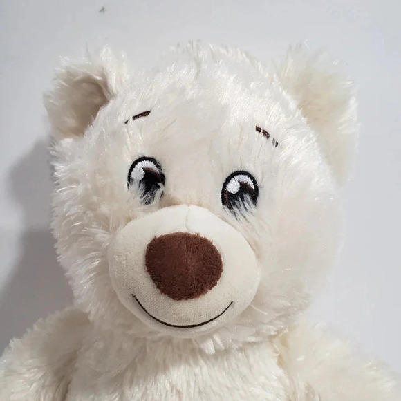 Build A Bear Stuffed Animal Cream Colored Teddy Lil Pudding 15". - Picture 2 of 6